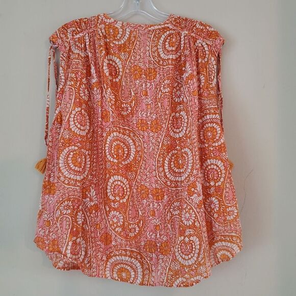 ANTHROPOPLOGY Women's Bohemian Top Size Large - Picture 3 of 5